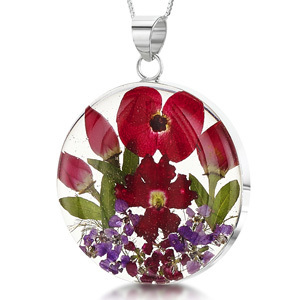 Silver Pendant - Bohemia - Large Round
