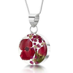 Silver Pendant - Bohemia - Small Round