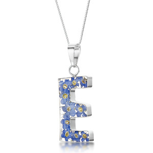 Silver Pendant - Forget-Me-Not - E