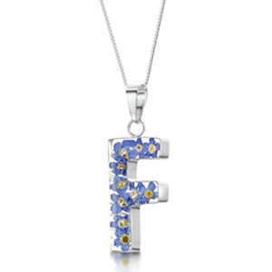 Silver Pendant - Forget-Me-Not - F