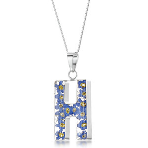Silver Pendant - Forget-Me-Not - H