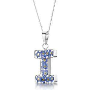 Silver Pendant - Forget-Me-Not - I