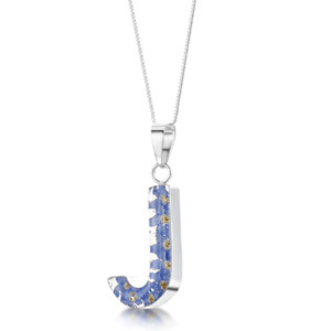 Silver Pendant - Forget-Me-Not - J