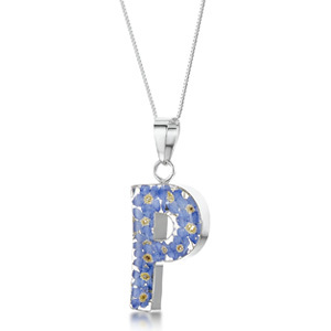 Silver Pendant - Forget-Me-Not - P