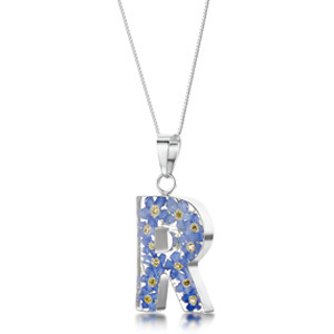 Silver Pendant - Forget-Me-Not - R