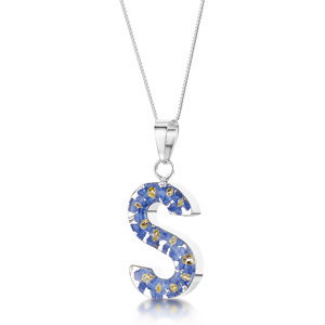 Silver Pendant - Forget-Me-Not - S