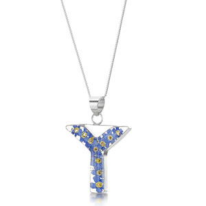 Silver Pendant - Forget-Me-Not - Y