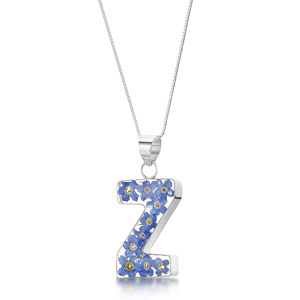 Silver Pendant - Forget-Me-Not - Z