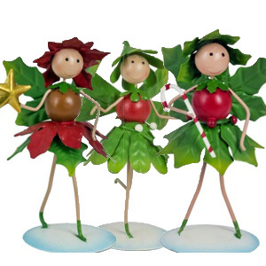 Christmas Fairy Collection Garden Ornament Pack