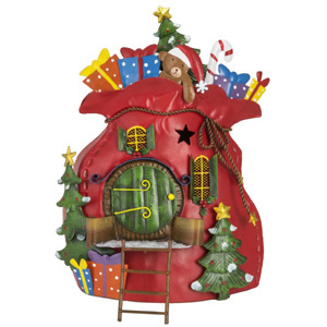 Christmas Sack House Garden Ornament