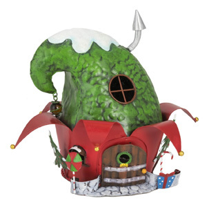 Elf Hat House Garden Ornament