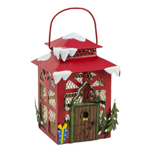 Christmas Lantern House Garden Ornament