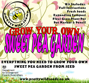 Grow Your Own Sweet Pea Garden Kit