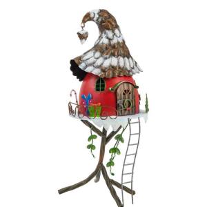 Christmas Pine Cone Elf House