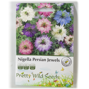 Nigella Persian Jewels Seeds In Pictorial Packets