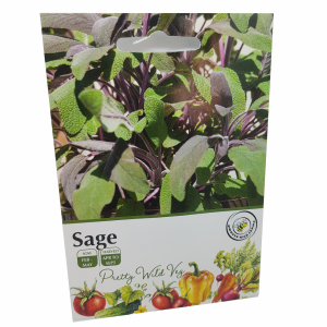 Sage Herb Seeds in Pictorial Packet
