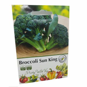Broccoli Sun King F1 Seeds in Pictorial Packet