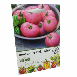 Tomato Big Pink Hybrid F1 Seeds in Pictorial Packet