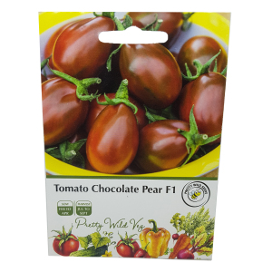 Tomato Chocolate Pear F1 Tomato Seeds in Pictorial Packet