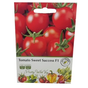 Sweet Success F1 Tomato Seeds in Pictorial Packet