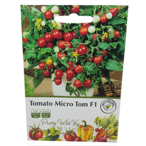 Micro Tom F1 Tomato Seeds in Pictorial Packet