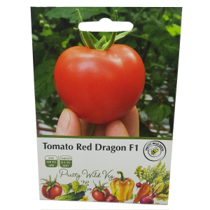 Red Dragon F1 Tomato Seeds in Pictorial Packet