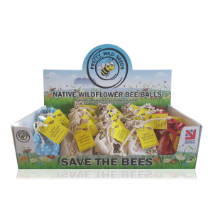 Wholesale BeeBall Pouches with Point of Sale Bee Bombs Wild Flower Bombs