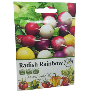 Radish Rainbow Seeds in Pictorial Packet