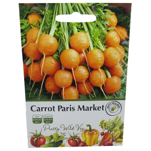 Carrot Paris Market Seeds in Pictorial Packet