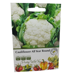 Cauliflower All Year Round Seeds in Pictorial Packet