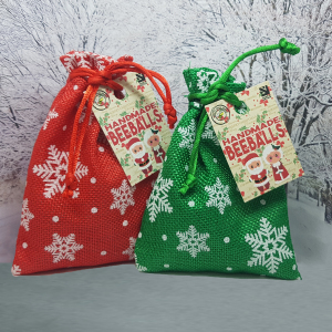 BeeBalls in Festive Pouch, 9 Different Designs
