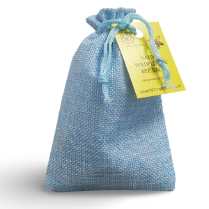 Bee Bombs BeeBalls In Sky Blue Hessian Pouch