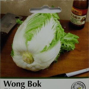 Cabbage Wong Bok Chinese Cabbage Seeds in Pictorial Packet