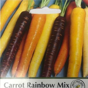 Carrot Rainbow Seed Mix in Pictorial Packet